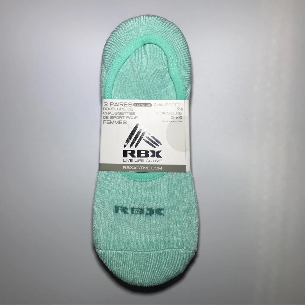RBX women’s no show 4 pair size 5-9.5 - Picture 2 of 3